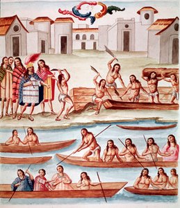 Construction of Canoes by Unknown artist