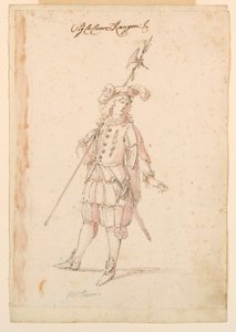 Costume Design: A German for a Ballet by Unknown artist