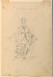 Costume Design: A Man in Fantastical Attire for a Ballet