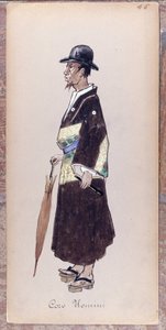 Costume for a Character from the Choir of the Opera Madame Butterfly by Giacomo Puccini in 1904. Collection of the Museo della Scala in Milan