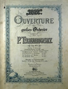 Cover of the opening score 