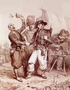 Allegory of the Alliance between France, the Kingdom of Sardinia and England against Russia by Unknown artist