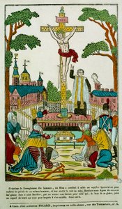 Crucifixion (engraving) by Unknown artist