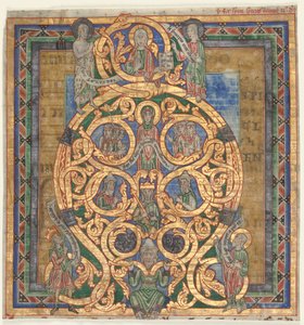 Cutting from an Antiphonary: Initial A[spiciens a longe]: The Tree of Jesse by Unknown artist