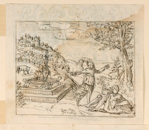Death of Thisbe by Unknown artist