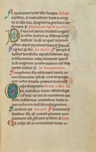 Decorated Initial D; Decorated Initial O