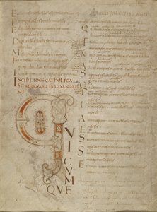 Decorated Initial Q by Unknown artist