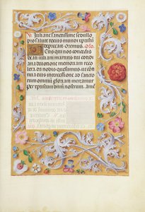 Decorated Text Page by Unknown artist