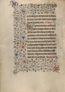 Decorated Text Page by Unknown artist