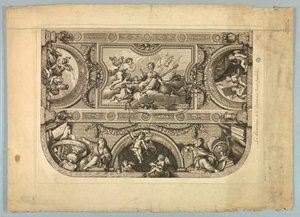 Decorations by Lebrun and Mignard at the Palace of Versailles