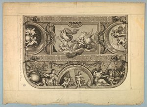 Decorations of LeBrun and Mignard at the Palace of Versailles by Unknown artist