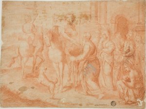 Departure of Tobias by Unknown artist