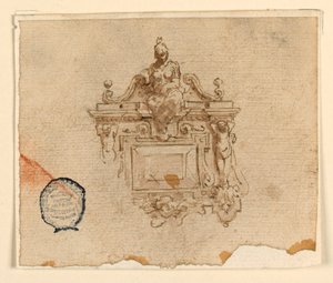 Design for Pendant with Woman in Helmet
