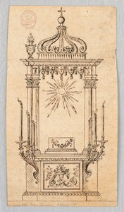 Design for a Baldacchino for the Exhibition of the Host