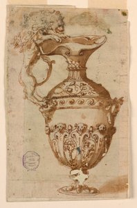 Design for a Ewer with Handle in the Shape of a Lion by Unknown artist
