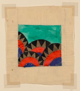 Design for a Textile or Wallpaper by Unknown artist