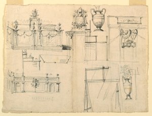 Designs for Vases and Architecture