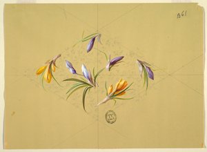 Designs for Wallpaper and Textiles: Flowers by Unknown artist