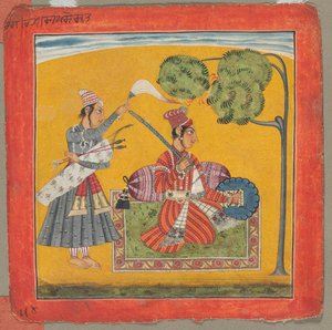 Dipak Raga, One of the Thirty-Six Melodies (Ragamala): Personifying Love by Unknown artist