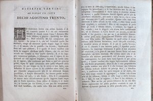 Double page from a music treaty by Giuseppe Tartini by Unknown artist