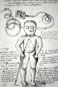 Drawing Depicting a Man Dressed in a Suit
