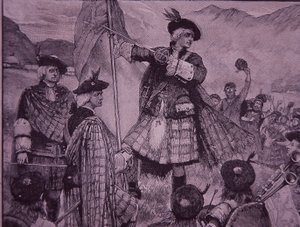 Earl of Mar raises Jacobite standard in 1715