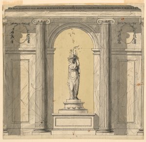 Elevation of a Wall of a Vestibule