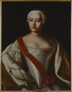 Portrait of Empress Elizabeth of Russia (1709-1762)