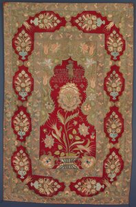 Embroidered Armenian Liturgical Curtain by Unknown artist