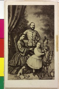 Emperor of Austria with family Franz Joseph I