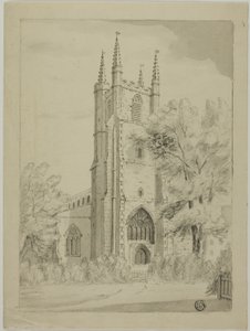 English Country Church by Unknown artist