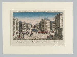 Entry of the Royal Troops into New York by Unknown artist