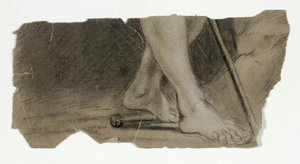 Feet of John the Baptist (fragment) by Unknown artist