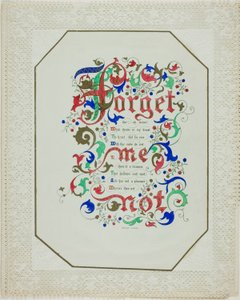 Forget Me Not (valentine) by Unknown artist