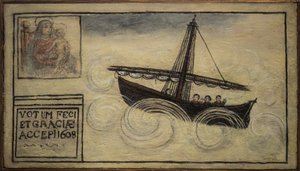 Former voto (ex voto) sailor by Unknown artist
