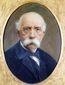 Francesco Crispi, Italian politician. Painting by G. Perez. Museum of the Risorgimento in Rome. by Unknown artist