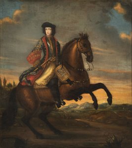 Portrait of Frederick IV (1671-1702), Duke of Holstein-Gottorp on Horseback by Unknown artist
