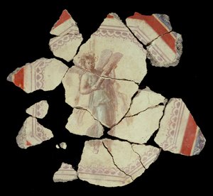 Fresco Fragment by Unknown artist