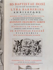 Frontispiece of The Lyra Barberina by Unknown artist