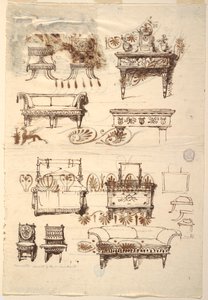 Furniture Designs by Unknown artist
