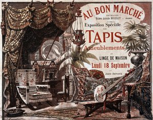 Furniture and Carpets - Advertisement of the Store 