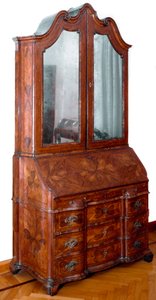 Furniture: Trumeau in Rosewood. 1735 approx. Dim. 257x130x61 cm Private Collection