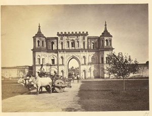 Gateway to the Moti Mahal, Lucknow by Unknown artist