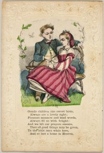 Gentle Children Like Sweet Birds (Valentine) by Unknown artist
