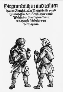 German Peasants Arms During the 16th Century Revolt by Unknown artist