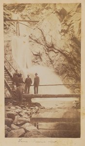 Group of People at Seven Falls, Cheyenne Cañon, Colorado