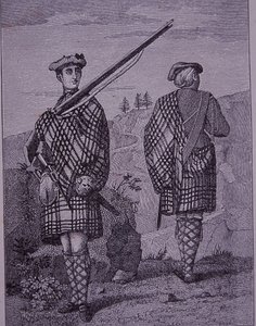 Highland soldiers later 18th century by Unknown artist