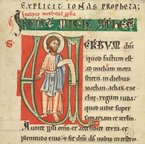 Historiated Initial from a Bible