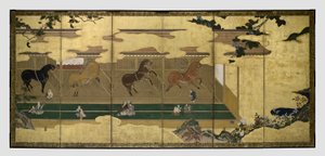 Horses in Stables