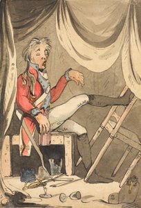 If any man says I am drunk on guard - damn I will accommodate him with a kick - damn, 1796 by Unknown